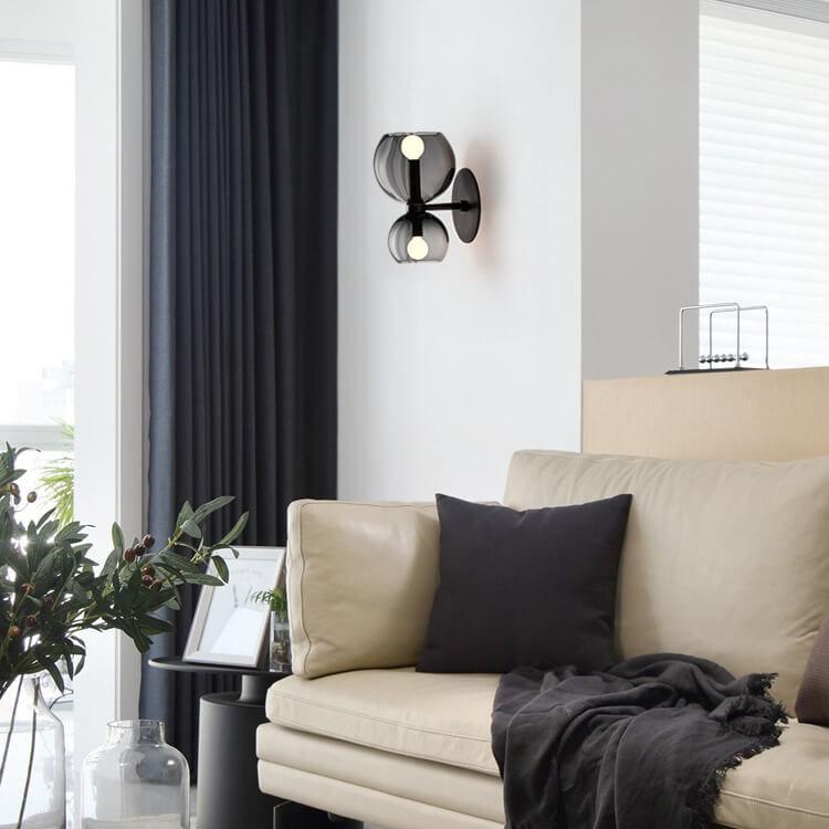 Bowlite Wandlampe mit modernem Design | 2-Licht-Schale | Elegante Beleuchtung für Zuhause