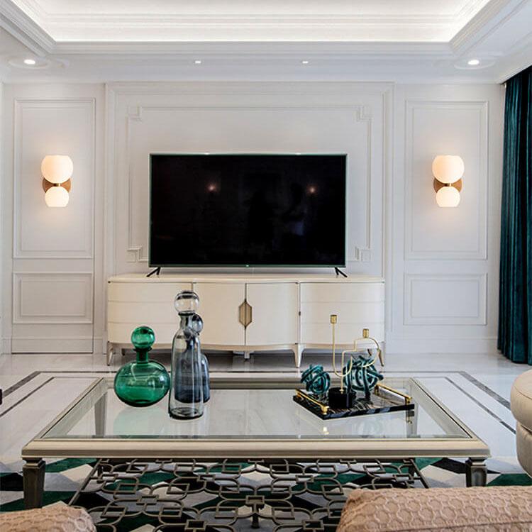 Bowlite Wandlampe mit modernem Design | 2-Licht-Schale | Elegante Beleuchtung für Zuhause