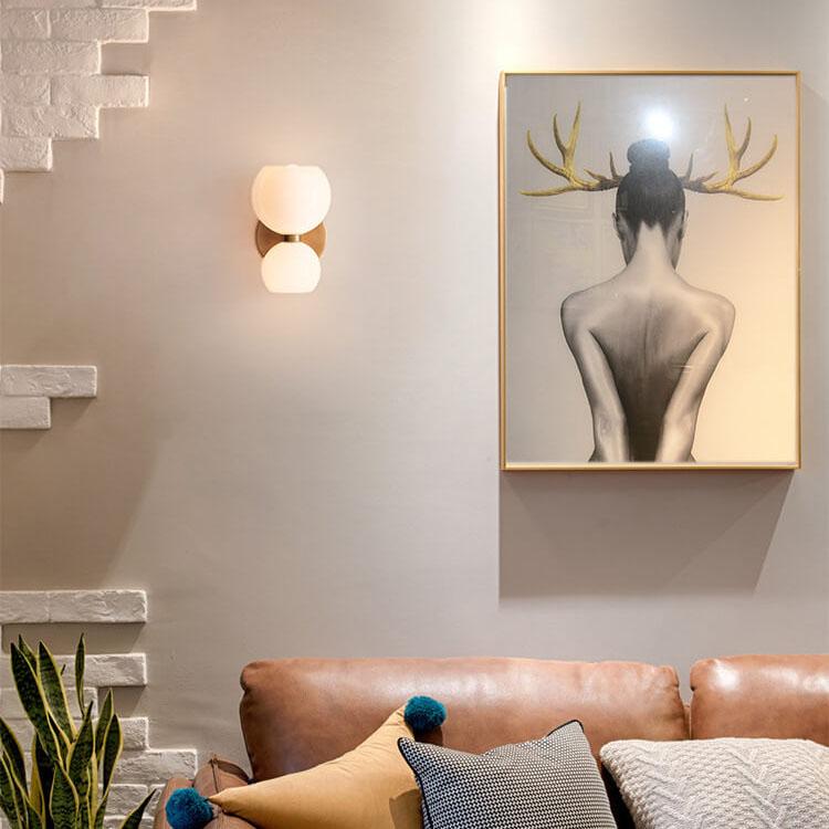 Bowlite Wandlampe mit modernem Design | 2-Licht-Schale | Elegante Beleuchtung für Zuhause