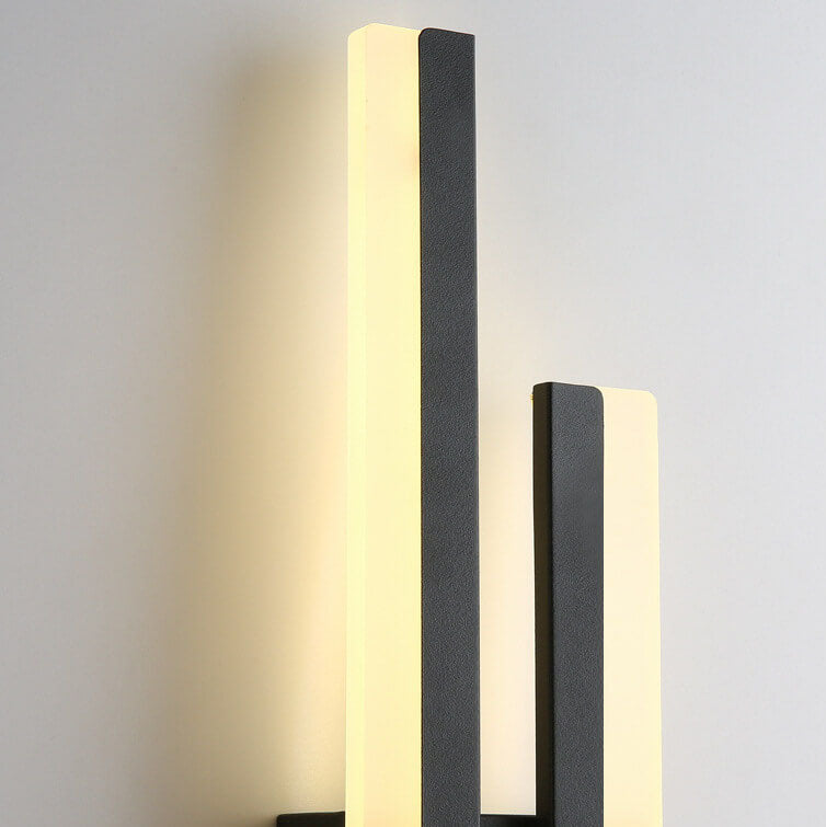 LuxLine Moderne LED Wandlampe | Minimalistisches Design | Eisen & Acryl | Dimmbares Licht