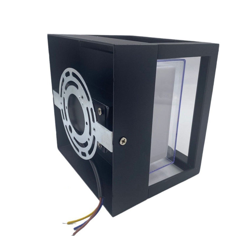 LumenSquare Waterproof LED Außenwandleuchte | Zeitloses Aluminium-Acryl Design | Garten- und Terrassenbeleuchtung