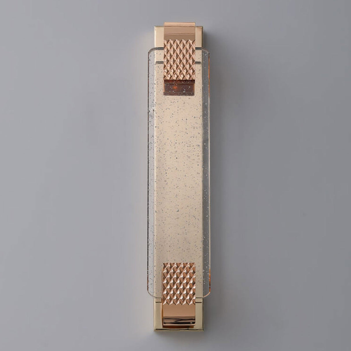 Lucera Luxuriöse LED Wandlampe | Rechteckig | Kristallblase Design | Elegantes Licht für Zuhause | Deko | Moderne Wandleuchte