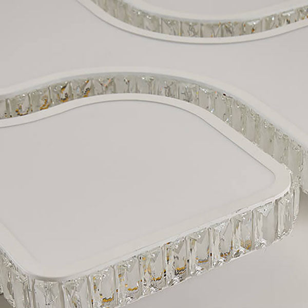 GloriaForma LED Deckenleuchte | Modernes Luxusdesign | Gold | Rechteckig & Quadratisch | Dimmbar