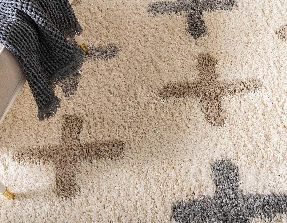 SkandiSoft - Moderner Nordic Shaggy Teppich | Kuschelige Eleganz für Ihr Zuhause | Weich & Zeitlos