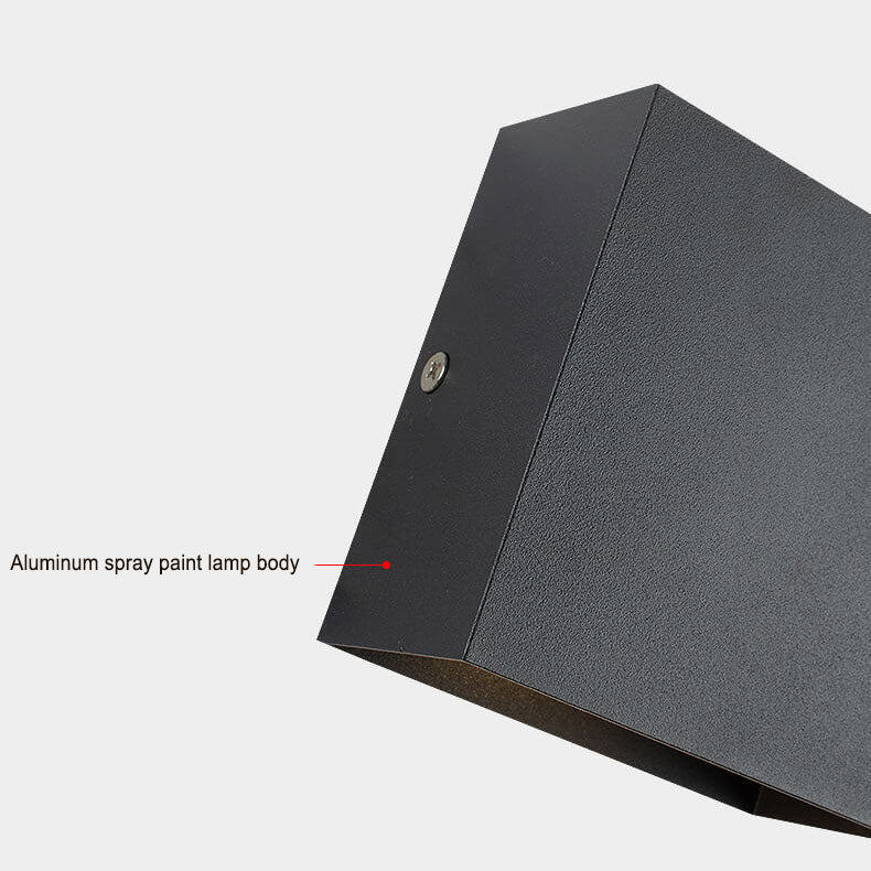 AeroLume LED Wandleuchte | Minimalistisches Aluminiumdesign | Warm- & Weißlicht | 6W & 12W