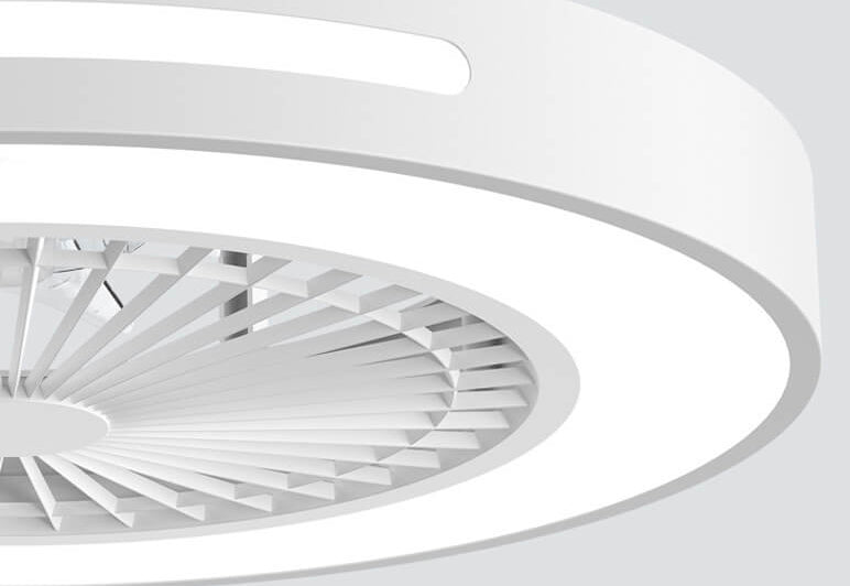 LuxiGlow Nordic Design LED Deckenventilator | Infinitely Dimmable | Remote Control | App Steuerung | Modernes, stilvolles Licht für Ihr Zuhause