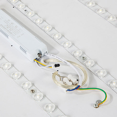 LumaGem Nordic LED Deckenleuchte | Diamant-Design | Acryl & Eisen | Dimmbares Licht | Moderne Beleuchtung