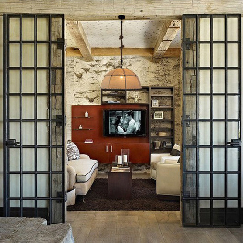 RustiShade Hängelampe | Halbrunder Stoffschirm | Rustikales Design | Für Esszimmer & Küche | In 3 Größen erhältlich