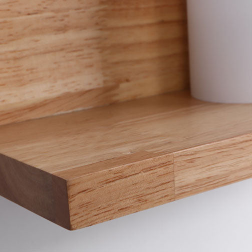 ZenCylin Wandlampe | Japanisches Minimalistisches Design | Holz & Glas | 1-Licht