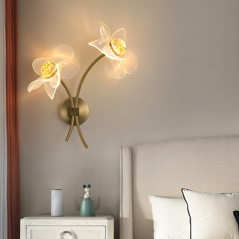 LotuGlow Kreative Lotus LED Wandleuchte | Acryl | Blumen Design | Dekorative Beleuchtung