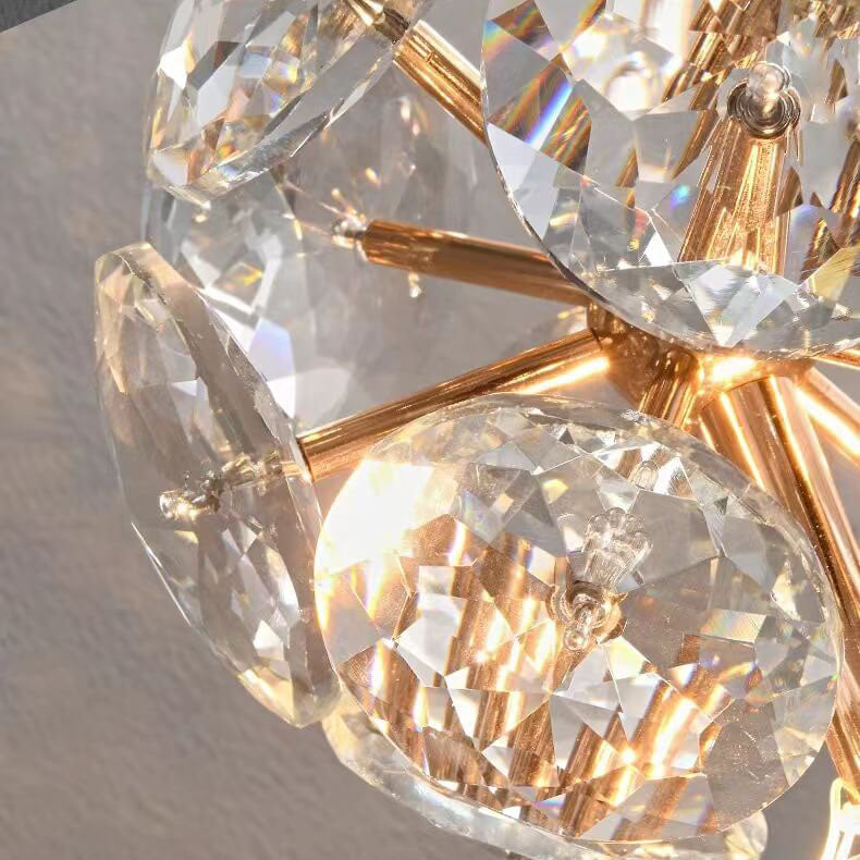 Crystalyn Wandleuchte | Moderner Luxus | Kristall-LED-Design | Dimmbares Licht für Schlafzimmer