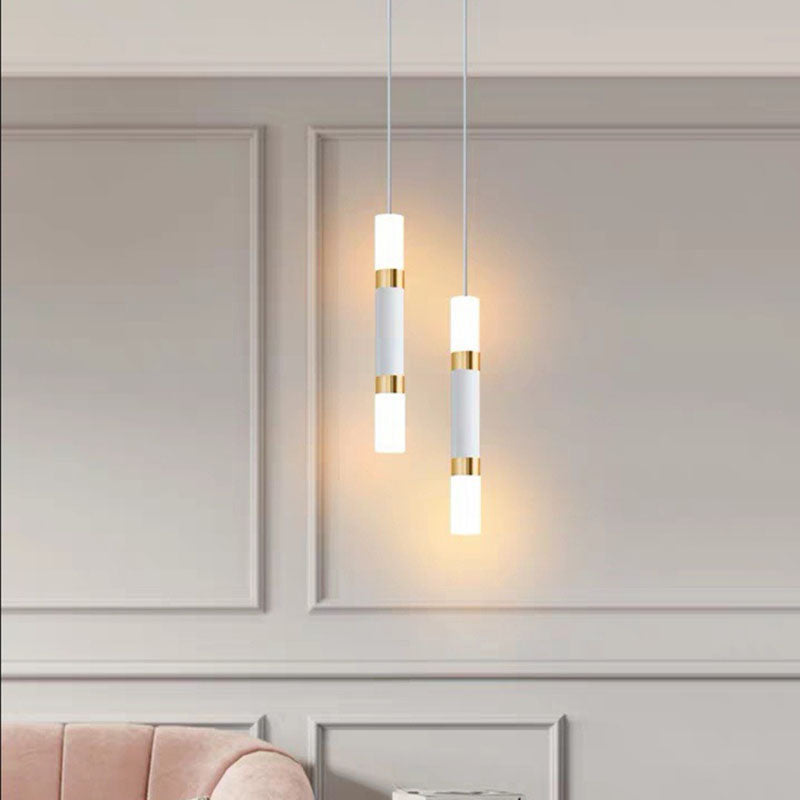 CylinGlow LED Pendelleuchte | Zylindrisches Aluminium-Design | Dimmbares Licht | Modern & Minimalistisch | Für Schlafzimmer & Wohnzimmer