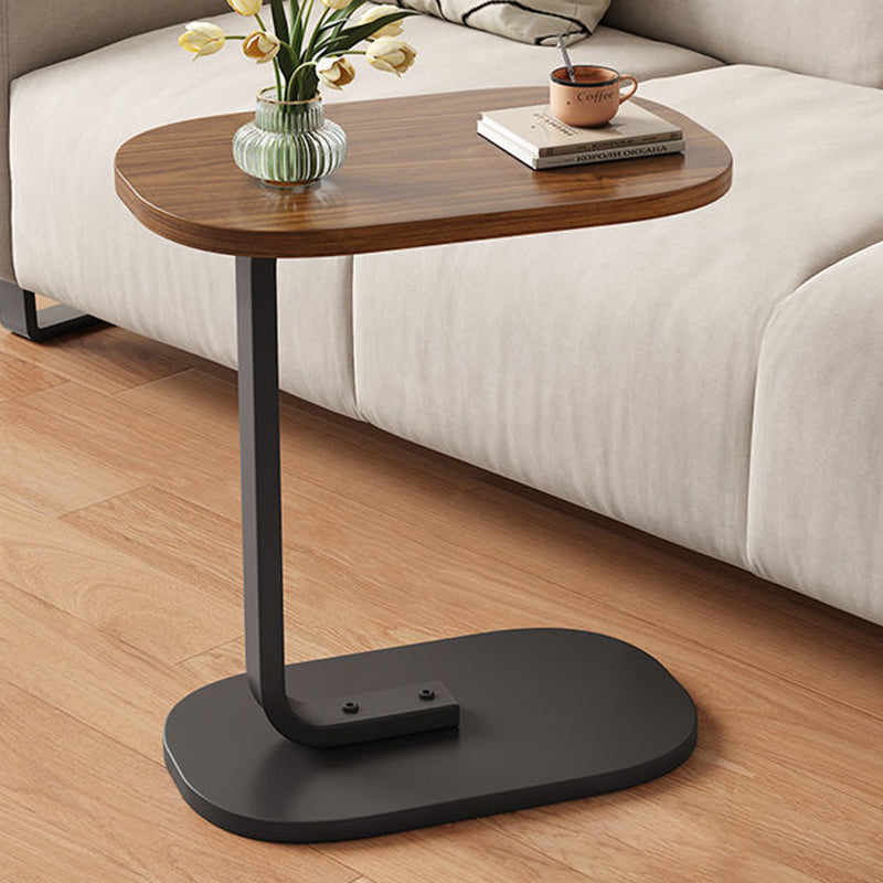 RusticoC Vintage C-Beistelltisch | Holzoptik | C-Form Design | Platzsparend | Perfekt für Wohnzimmer & Schlafzimmer