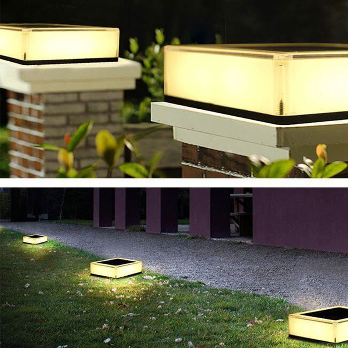 SolarAura RGB Solarleuchte für Außenbereiche | Moderne Gartenbeleuchtung | RGB & Warmweiß | Umweltschonend
