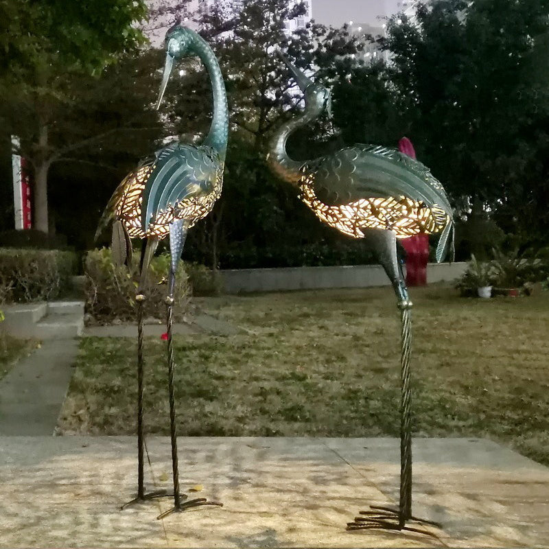 SolarCrane Tierfiguren LED Solar Gartenleuchte | Wasserdicht | Landschaftslicht für Terrasse & Außenbereich