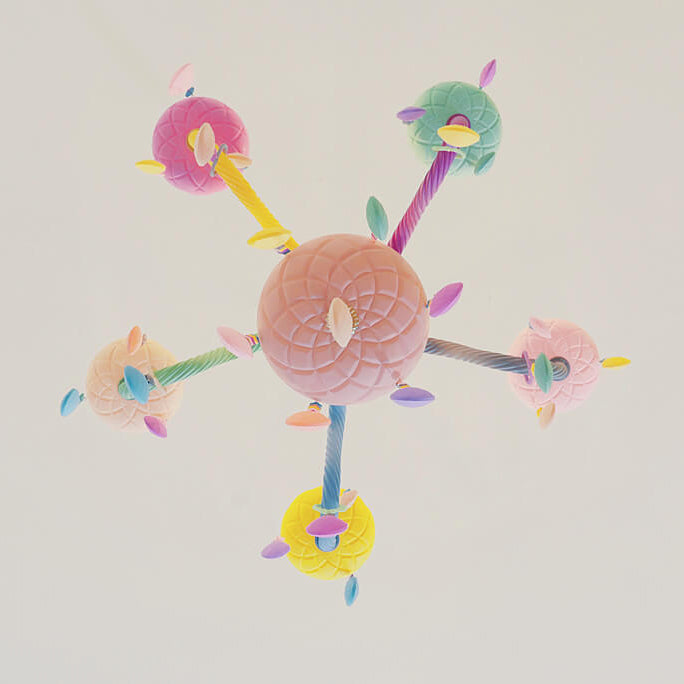 LumiÉtoile Kinder Kronleuchter | Moderner Candelabra-Stil | Kristallglas | 5-15 Lichter