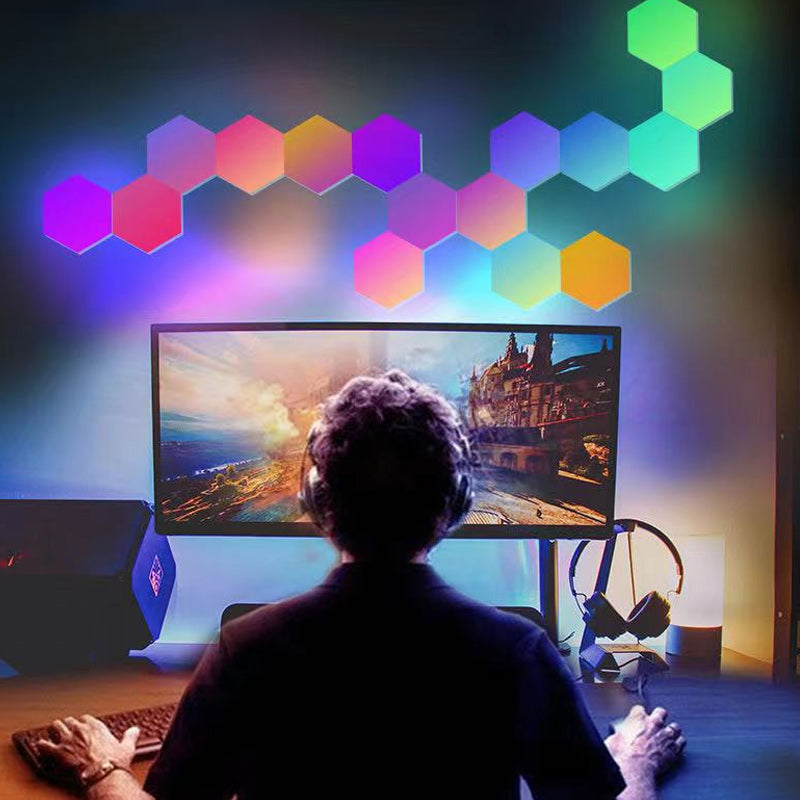 QuantumLight DIY Modul-Nachtlampe | Individuelles LED-Lichtdesign | Energiesparende Stimmungsleuchte