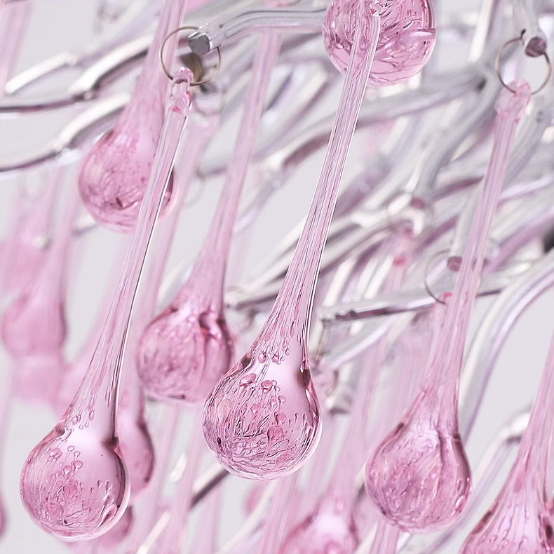 CrystalBliss Luxuriöser Kronleuchter | Glas | Aluminium | 6/8/10/14-Lichter | Zweig-Design | Perfekt für Esszimmer