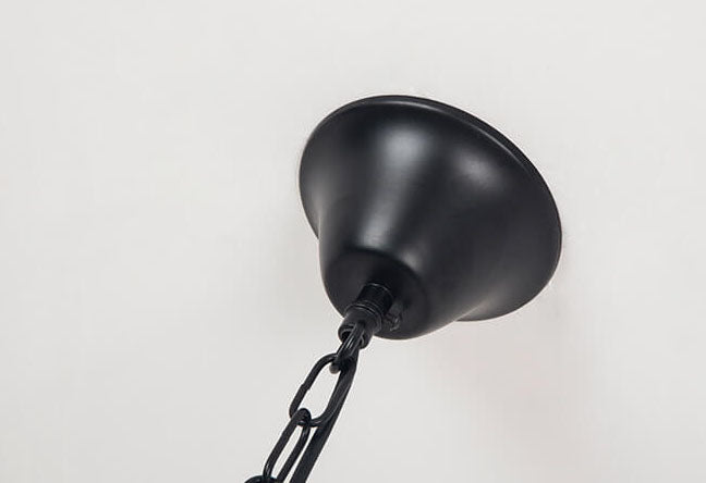 GearLume Retro Industrial Kronleuchter | Eisen-Design | Hanfseil-Lampen | 6/8/10 Leuchten | Vintage Beleuchtung