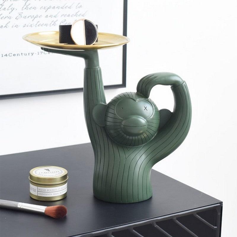 SimianTray Affen-Tablett | Dekoratives Serviertablett | Stilvolle Deko für Zuhause