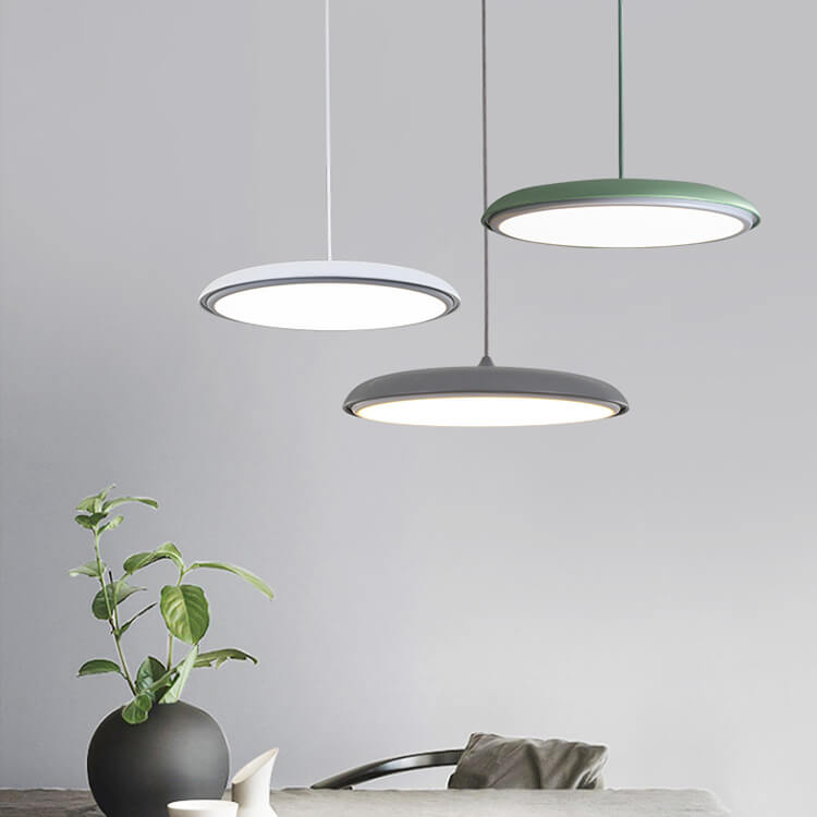 AeroLux Nordic Macaron LED Pendelleuchte | Metall-Hängeleuchte | Dimmbare Lichtfarben | Elegantes Design