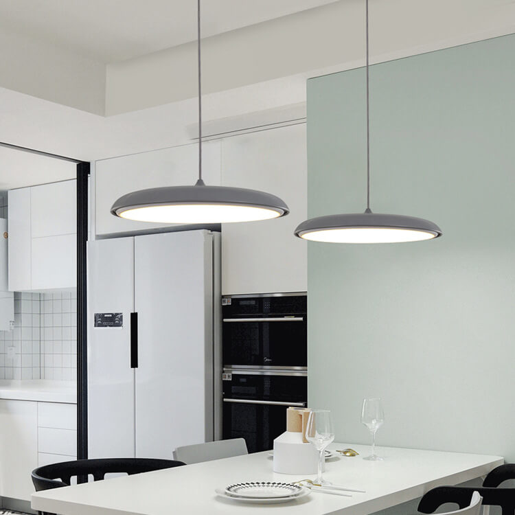 AeroLux Nordic Macaron LED Pendelleuchte | Metall-Hängeleuchte | Dimmbare Lichtfarben | Elegantes Design