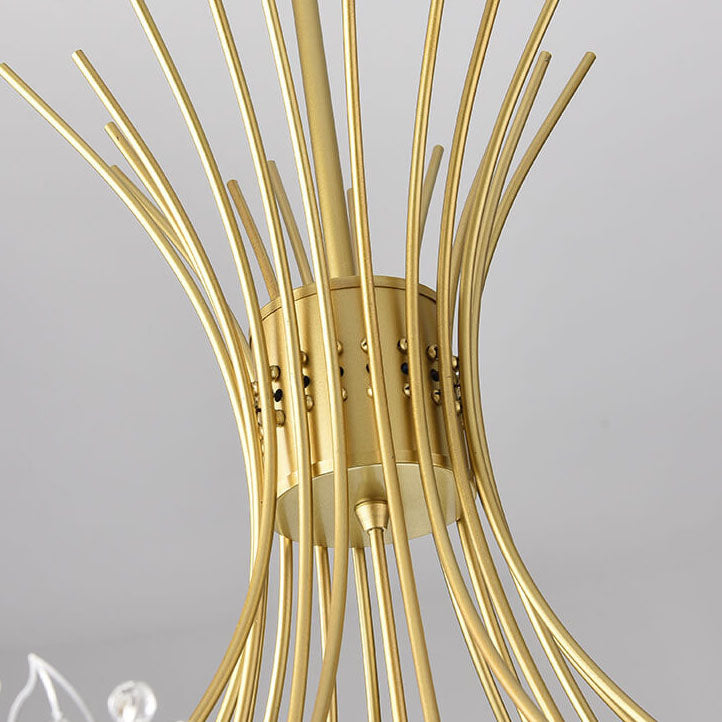 Dandelux Elegance Kristall-Kronleuchter | 13 & 19 Lichter | Dandelion Design | Warmes & Weißes Licht | Dekorative Beleuchtung für Zuhause