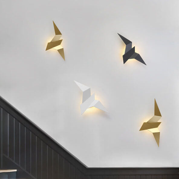 SkyWing Moderne LED Wandleuchte | Fliegender Vogel | 1-flammig | Kreatives Design | Deko für Zuhause