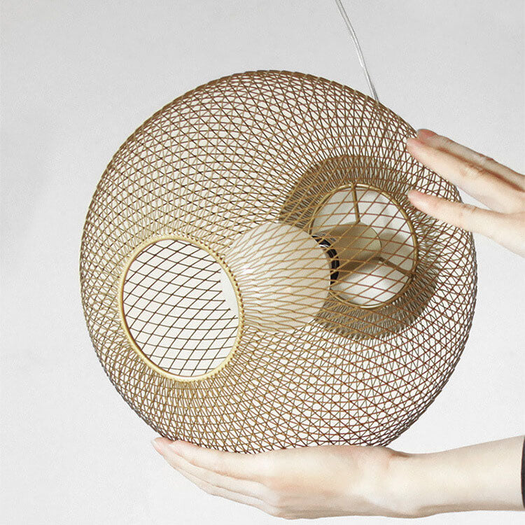 MeshGlow – Industrielle Globus Eisen Netz Hängeleuchte | Modernes Design | Perfekte Beleuchtung