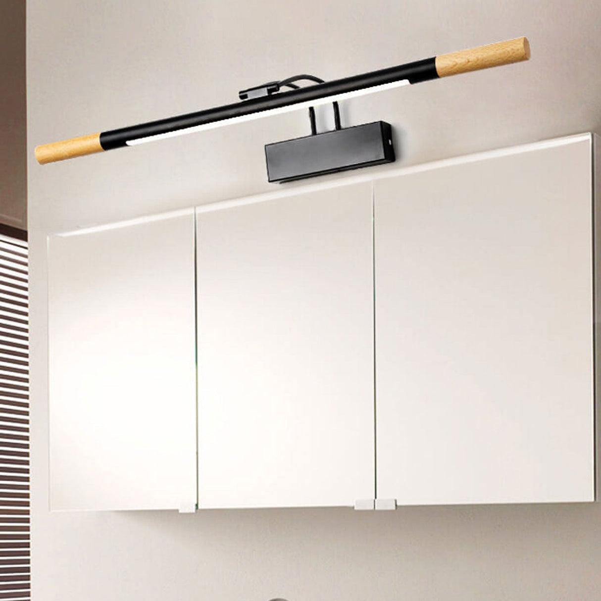 Arkluma Nordic LED Wandleuchte | Massivholz | Geschwungener Arm | Warmes oder Weißes Licht