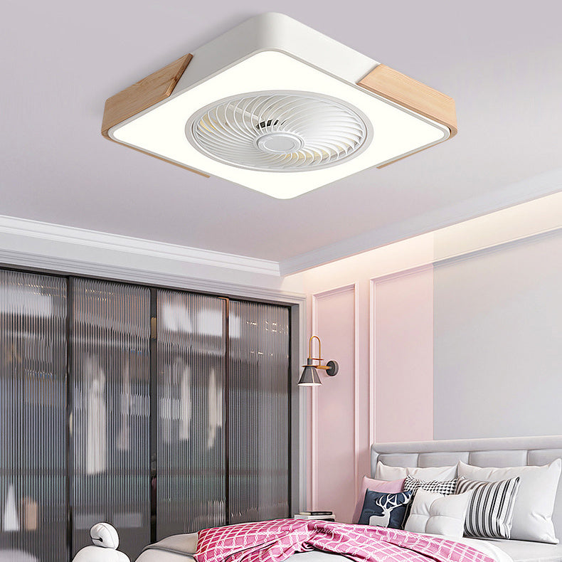 LuxiGlow Nordic Design LED Deckenventilator | Infinitely Dimmable | Remote Control | App Steuerung | Modernes, stilvolles Licht für Ihr Zuhause