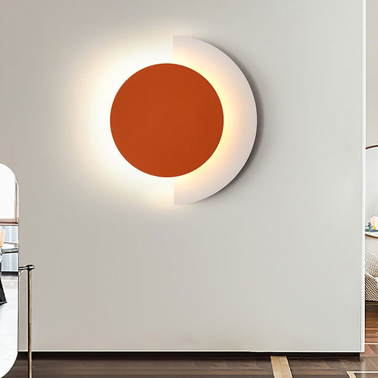 Artivian Glow LED Wandleuchte | Nordisches Design | Eisen & Acryl | Modern & Dimmbare Beleuchtung