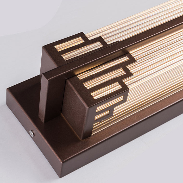 LumaRay Waterproof LED Wandleuchte | Edelstahl Glas | Rechteckig | Außenbeleuchtung Terrasse