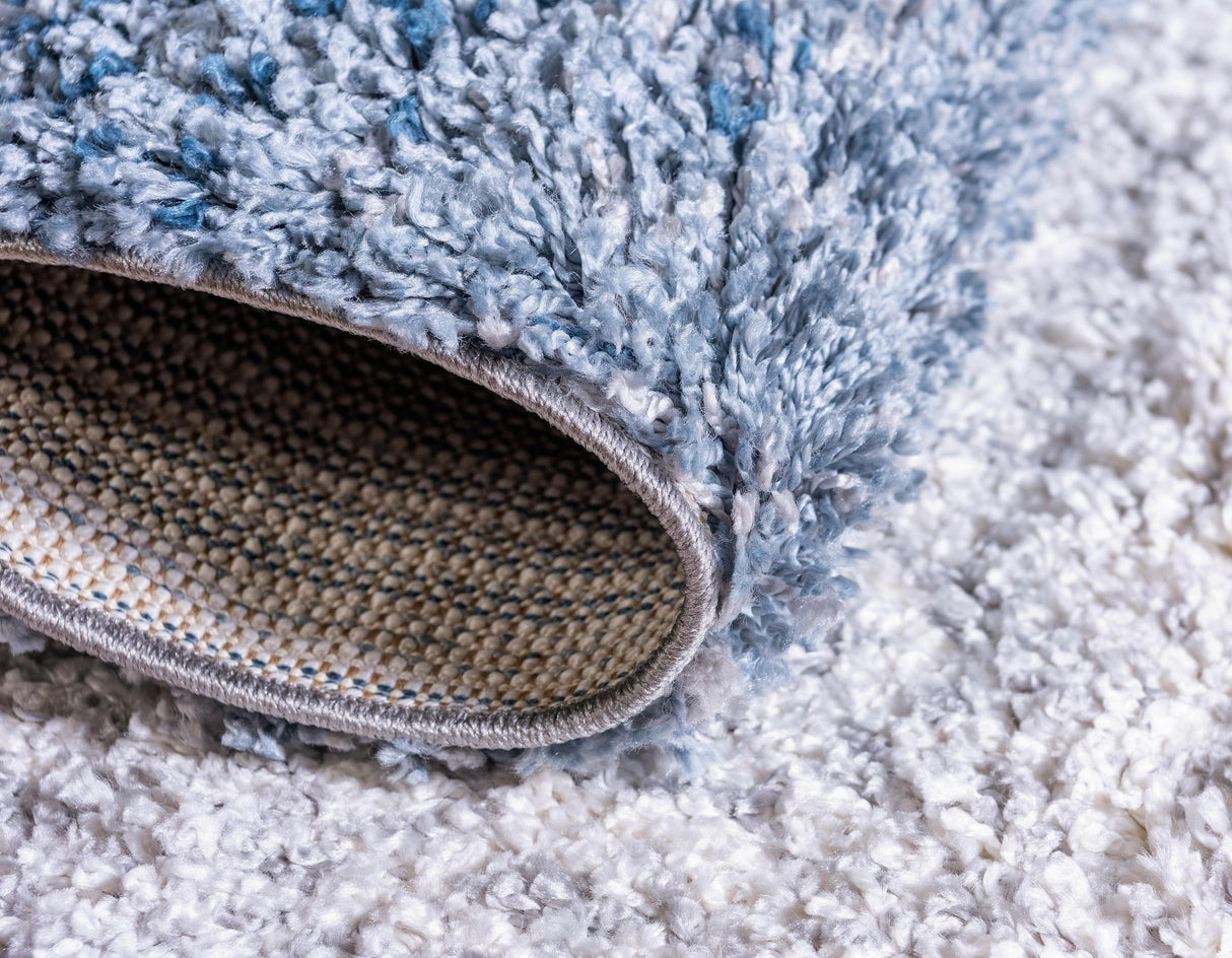 Velviona Gradient Shaggy Teppich | Weicher Hochflorteppich | Modernes Farbverlauf-Design