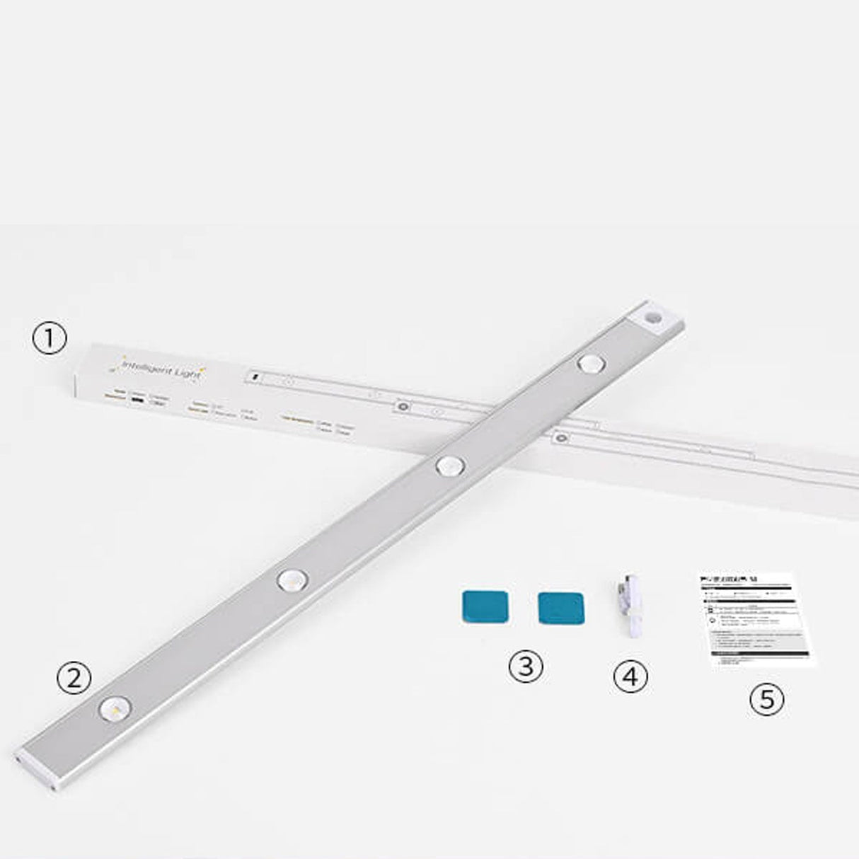 GlowWave Smart LED Lichtleiste | Ultradünn | Bewegungssensor | Wiederaufladbar | Verschiedene Größen