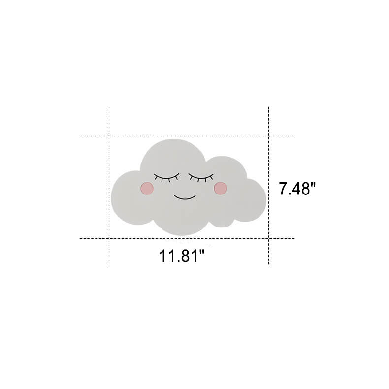 CloudLite Kreatives Emoji LED Kinder-Wandlicht | Verstellbare Lichtfarbe | Dekorative Beleuchtung