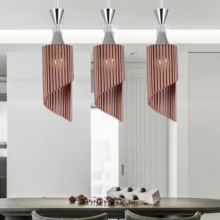 ColorAura Pendelleuchte | Nordic Minimalistisches Design | Farbige 1-Licht Lampe