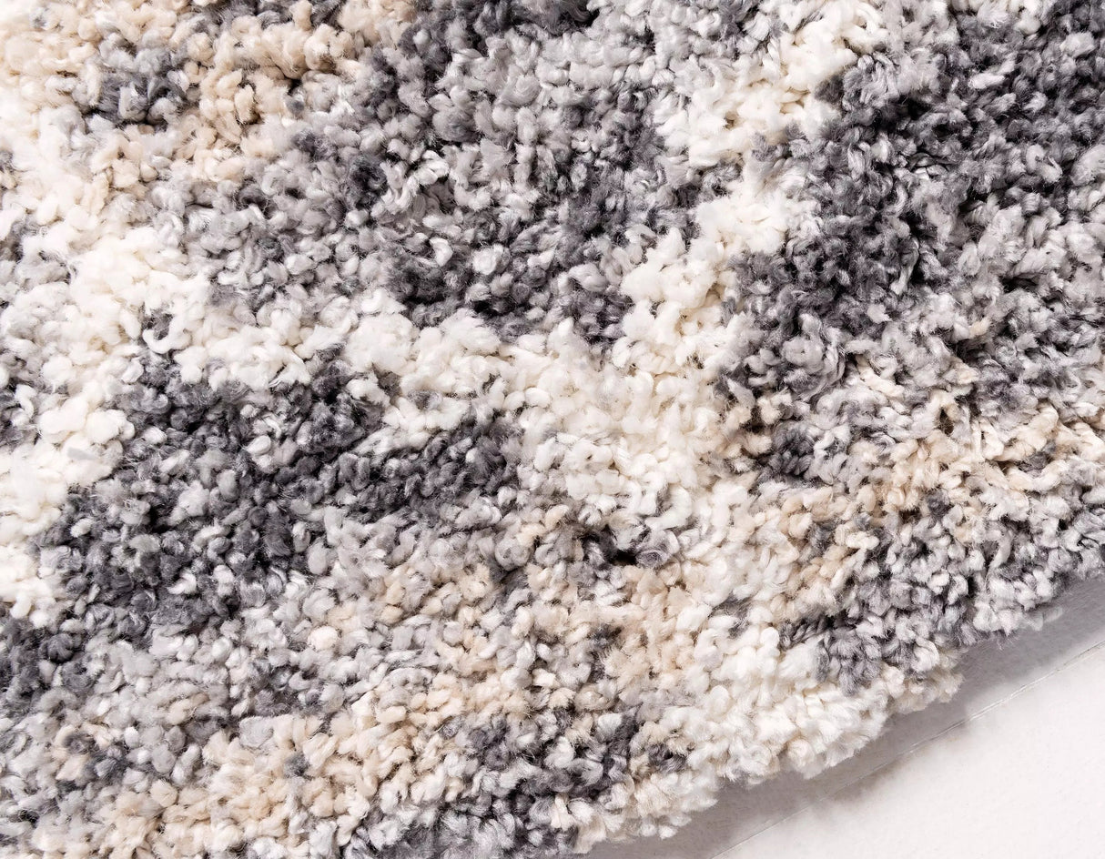 ShaggyLux - Moderner Hochflor Teppich mit Muster | Weich & Kuschelig | Perfekte Wohnraumdeko