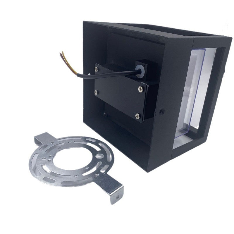 LumenSquare Waterproof LED Außenwandleuchte | Zeitloses Aluminium-Acryl Design | Garten- und Terrassenbeleuchtung