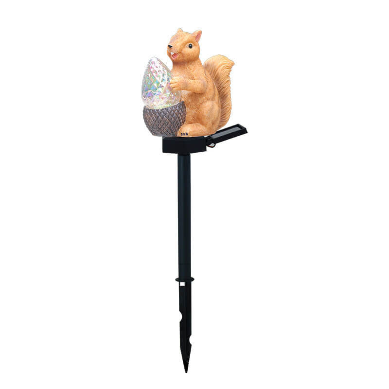 Solarra Gartenleuchte | Kreatives Harz-Design | LED-Solarleuchte | Wasserdicht | Landschaftsbeleuchtung für Außenbereiche