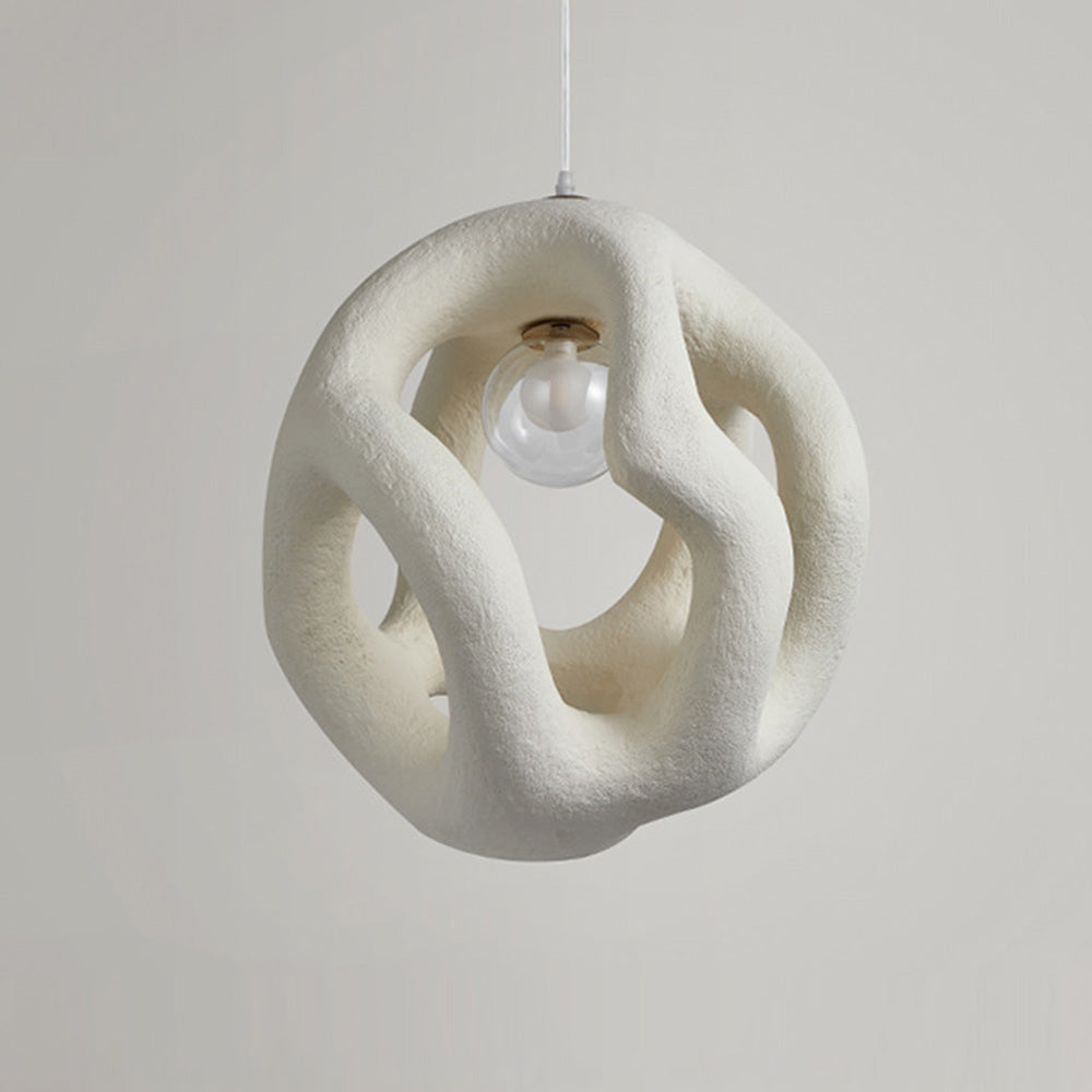 ShiroZen Wabi Sabi Pendelleuchte | Japanisches Design | Elegante Deckenbeleuchtung | Minimalistische Einrichtung