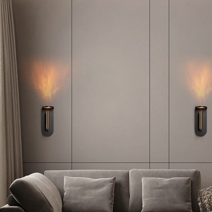 IgnisGlow Industrielle LED Wandlampe | Rotierbar & Verstellbar | Kreative Licht- & Schatteneffekte