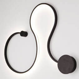 Serpenta Moderne LED Wandlampe | Aluminium | Geschwungenes Design | Dimmbar | Stilvolle Beleuchtung