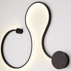 Serpenta Moderne LED Wandlampe | Aluminium | Geschwungenes Design | Dimmbar | Stilvolle Beleuchtung