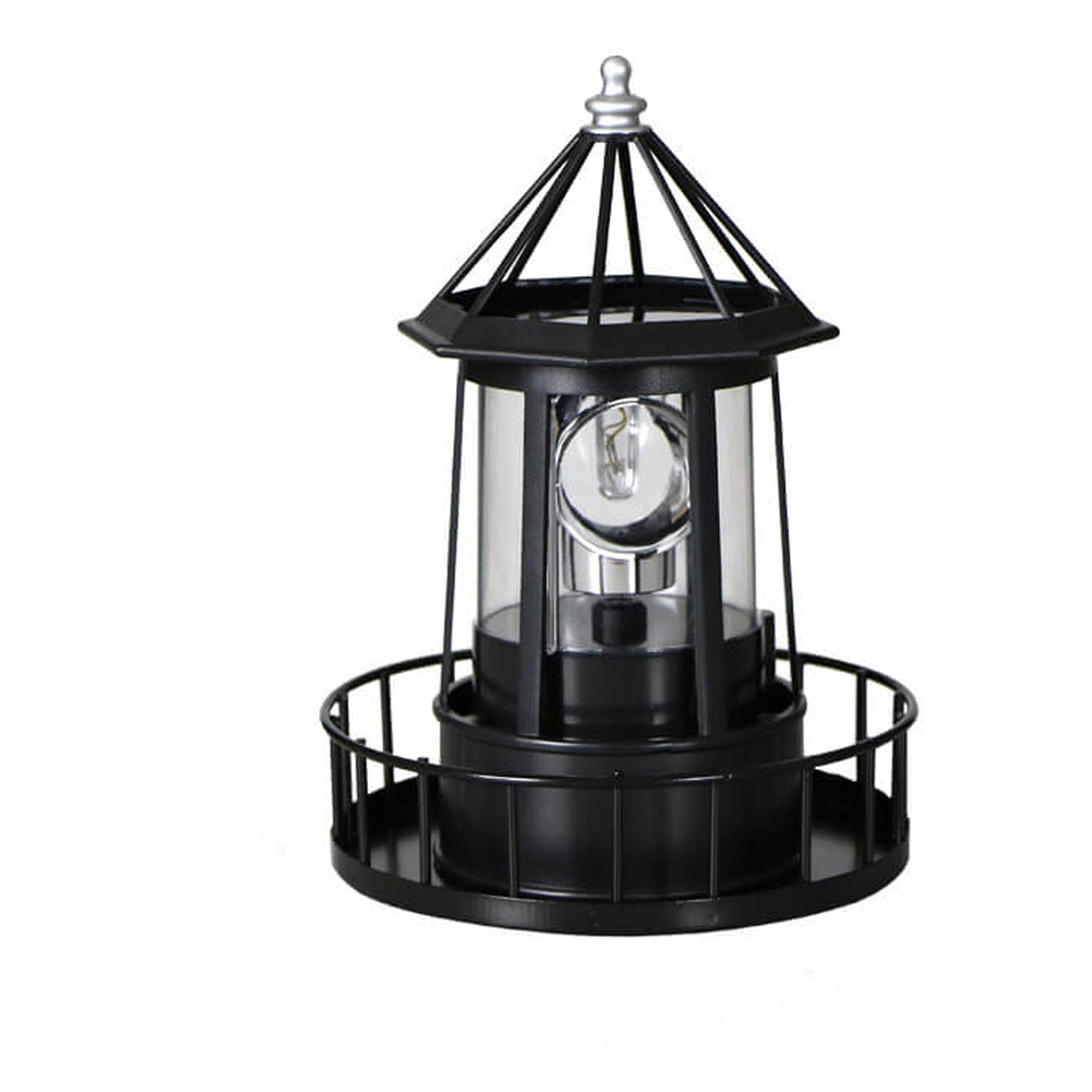 SolarSpin LED Gartenleuchte | Rotierender Turm | Solarbetrieben | Deko & Landschaftsbeleuchtung