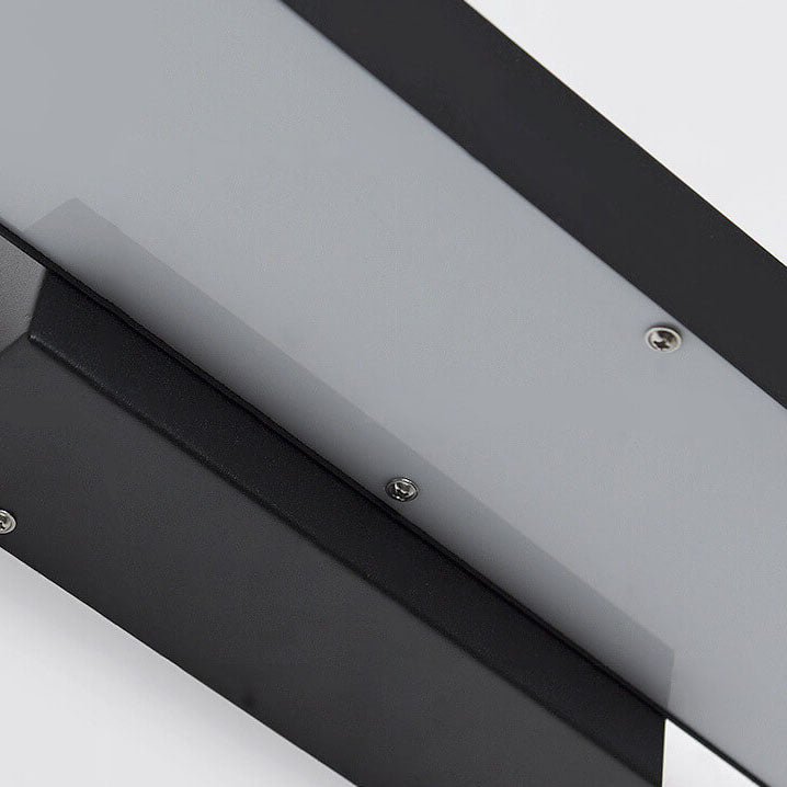 FlatLight Moderne LED Außenwandleuchte | Minimalistisches Design | Rechteckig & Wasserdicht | Mit Sensoroption