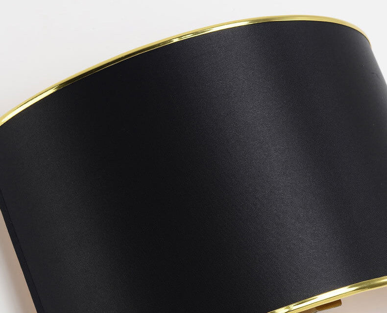 Eleganta Lux LED Wandleuchte | Minimalistisches Design | Stoffschirm & Edelstahl | Modern & Elegant