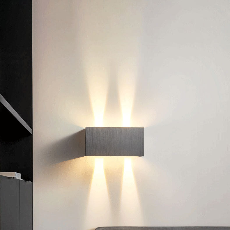 LuxaBeam Minimalistische Aluminium Wandlampe | Verstellbarer LED Lichtstrahl | Leselampe | Modernes Design | Wandbeleuchtung