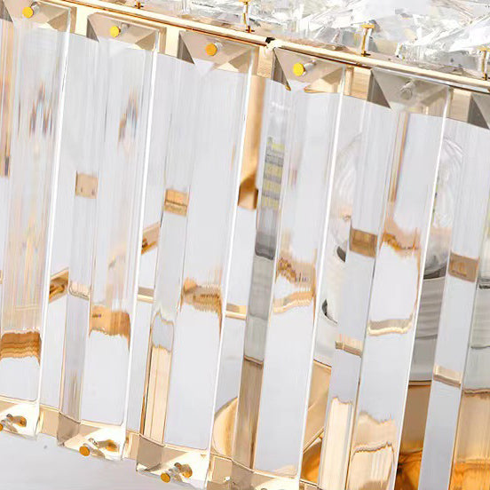 Glisano Deckenleuchte | Europäisches Luxusdesign | Rund & Quadratisch | Kristalloptik | 1-Licht