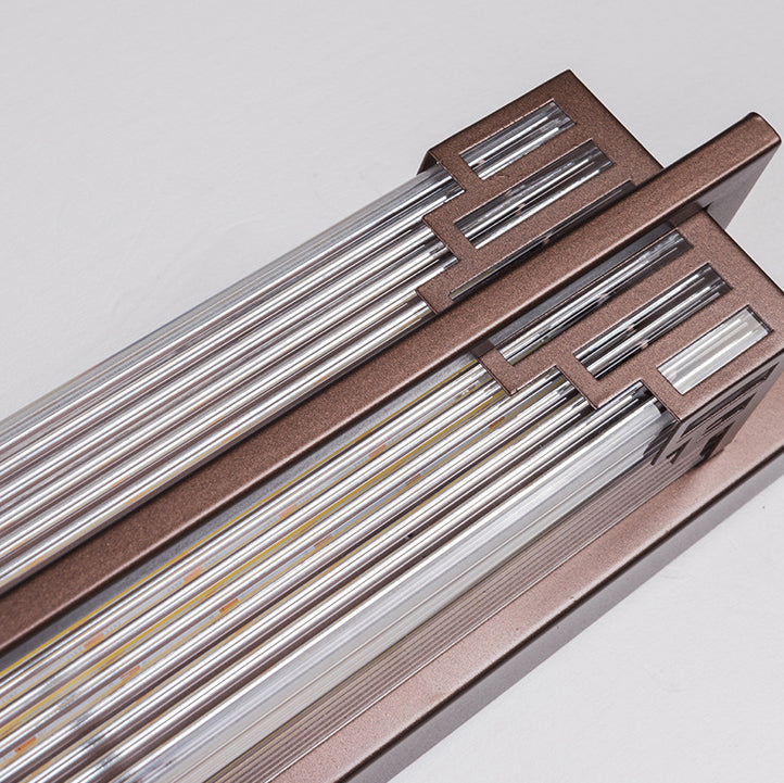 LumaRay Waterproof LED Wandleuchte | Edelstahl Glas | Rechteckig | Außenbeleuchtung Terrasse